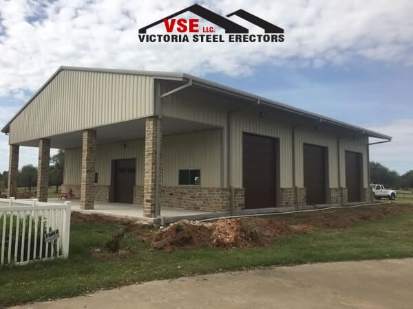 Residential Steel Buildings in Victoria Texas