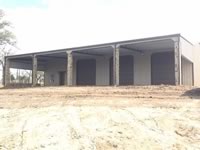 40' x 80' x 16' weld up with TWO-25' x 80' lean too's